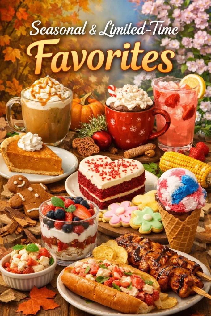 Seasonal And Limited Time Favorites