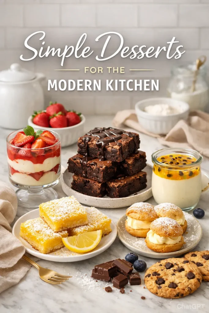 Simple Desserts For The Modern Kitchen