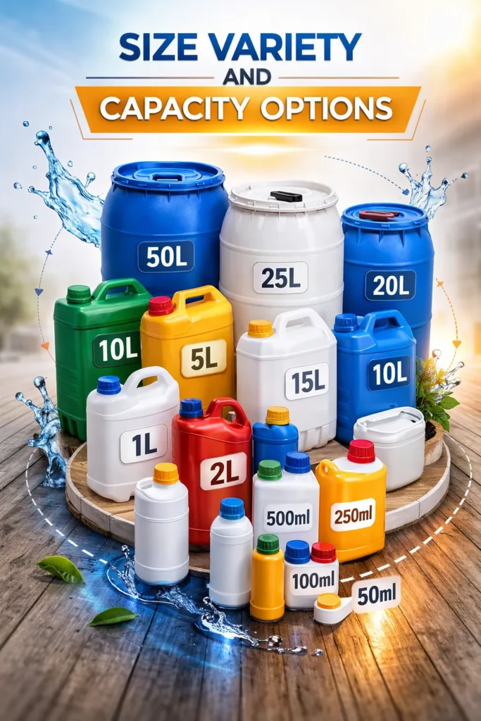 Size Variety And Capacity Options