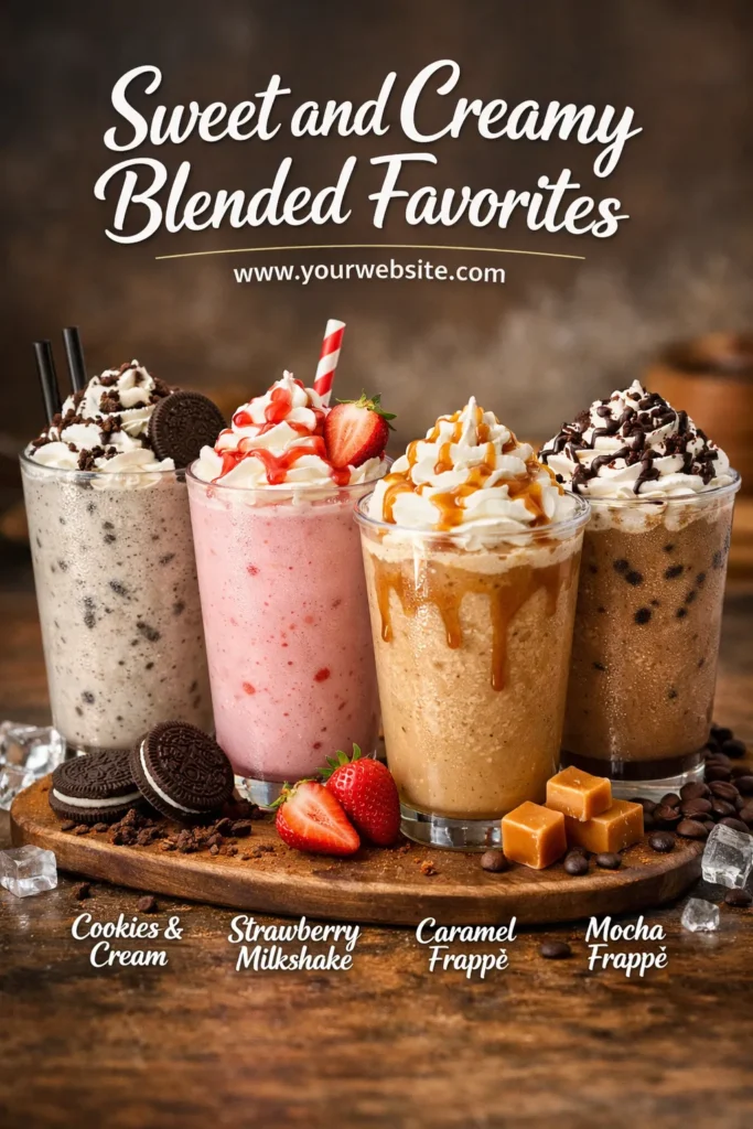 Sweet And Creamy Blended Favorites Dutch Bros Best Drinks