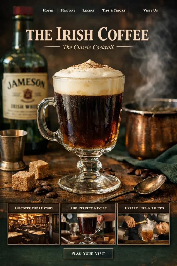 The Irish Coffee Best Whiskey Drinks