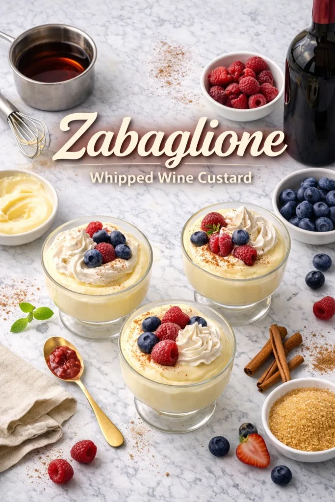 Zabaglione Whipped Wine Custard Easy Italian Desserts