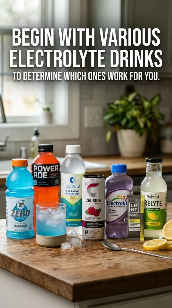 Begin With Various Electrolyte Drinks To Determine Which Ones Work For You