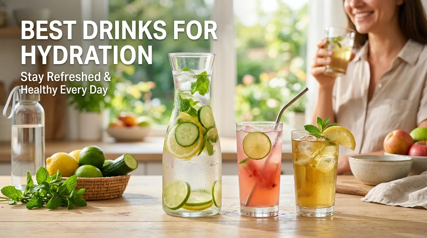 Best Drinks For Hydration That Keep Your Body Refreshed and Healthy