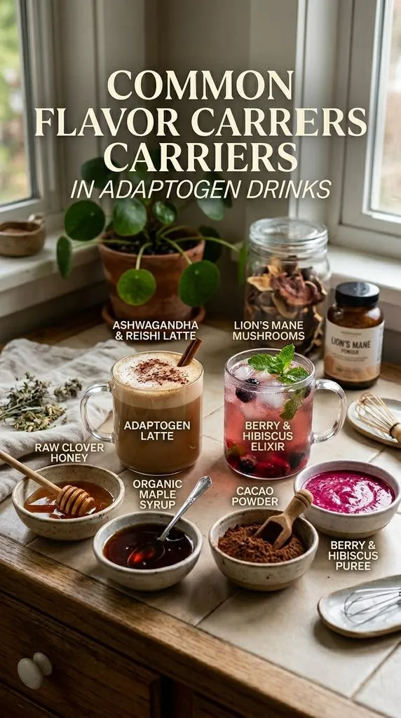 Common Flavor Carriers In Adaptogen Drinks