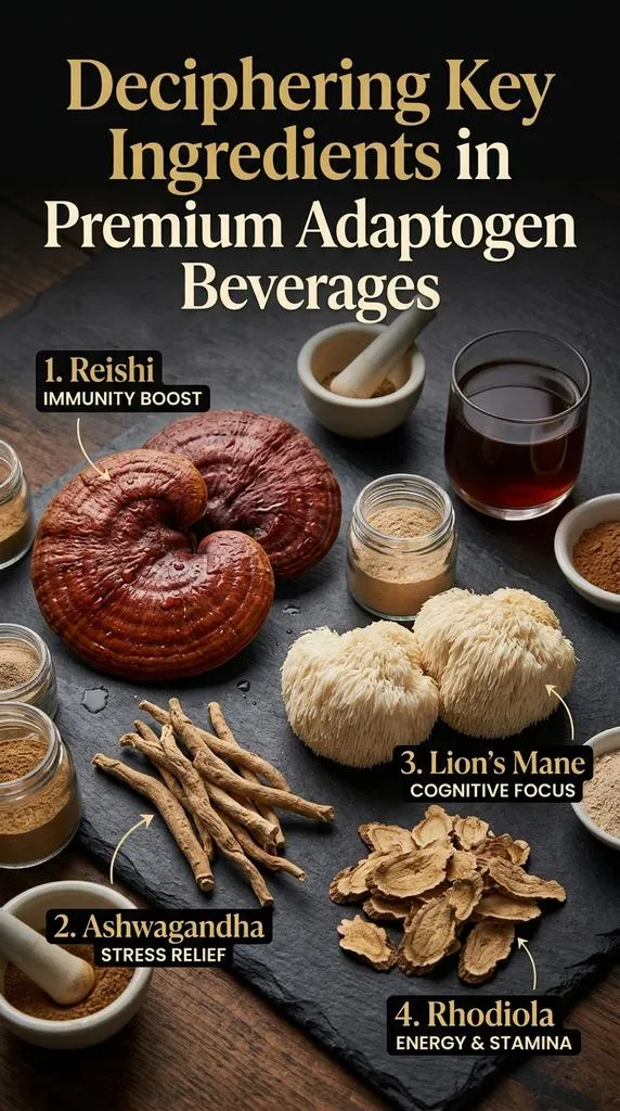 Deciphering Key Ingredients In Premium Adaptogen Beverages