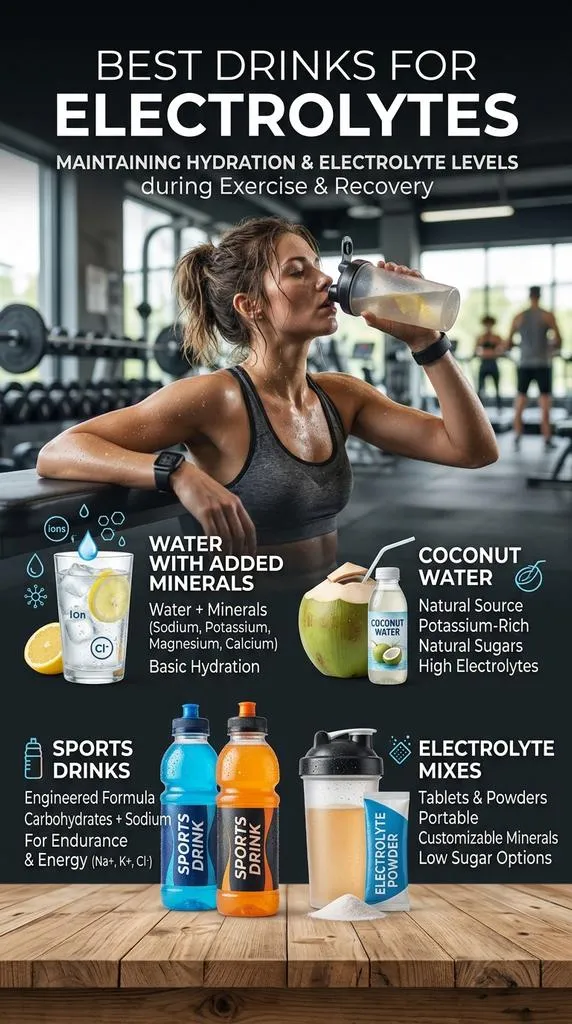 Exercise And Maintaining Hydration And Electrolyte Levels