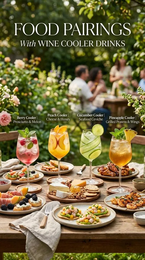 Food Pairings With Wine Cooler Drinks