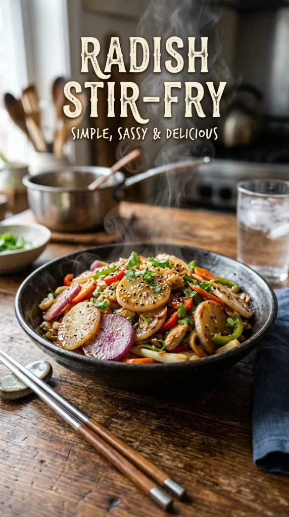 Radish Stir Fry