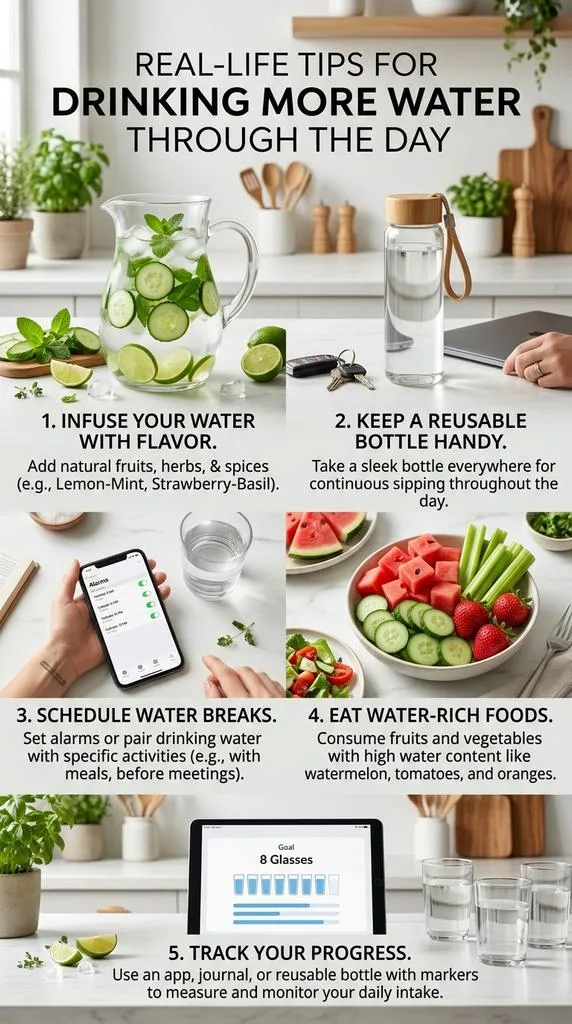 Real Life Tips For Drinking More Water Through The Day Best Drinks For Hydration