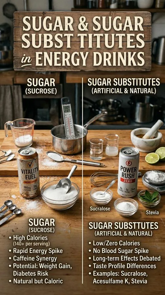 Sugar And Sugar Substitutes In Energy Drinks Best Sugar Free Energy Drinks
