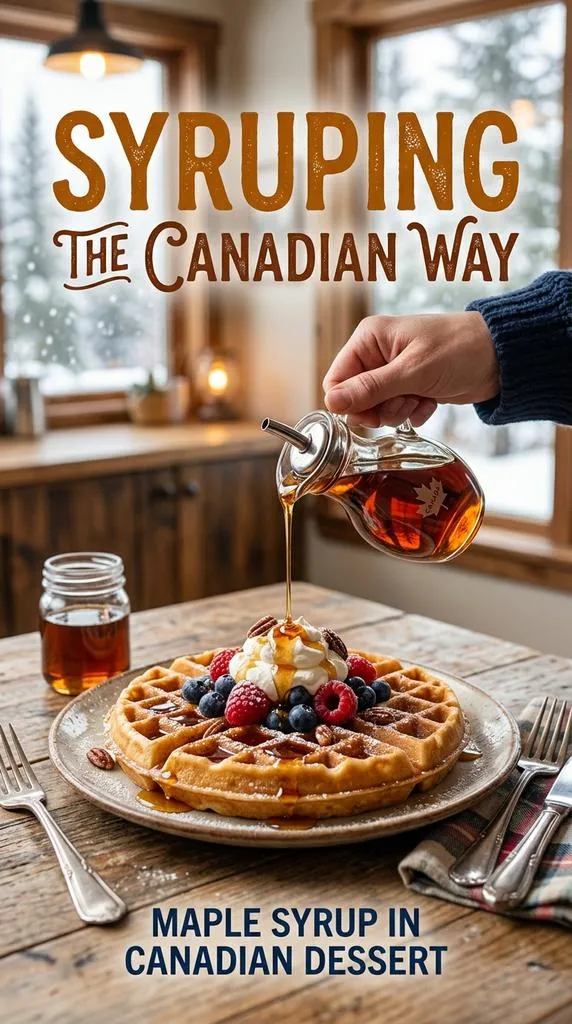 Syruping The Canadian Way Maple Syrup In Canadian Dessert